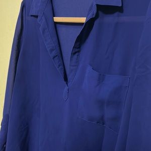 OVI Blue dress top (small)